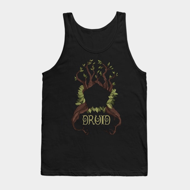 Druid D20 Tank Top by kwardart